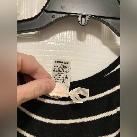 Studio M Black and White Striped Sleeveless Maxi Dress #W - Picture 3 of 7